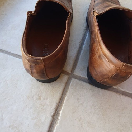 Men's moccasins size 42 like new, brown