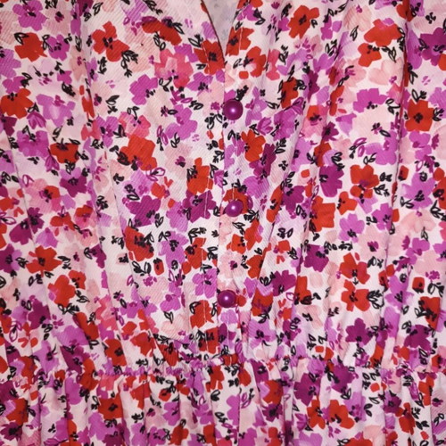 Floral dress, pink multicolor