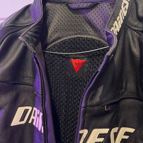 Dainese Racing D1 leather motorcycle jacket, size 56