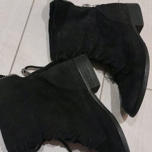 Castor boots used, black, size 39