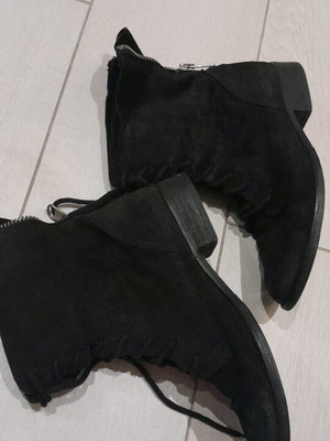 Castor boots used, black, size 39