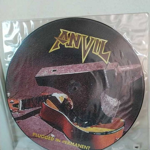 Anvil Plugged In Permanent LP like new, picture disc metal
