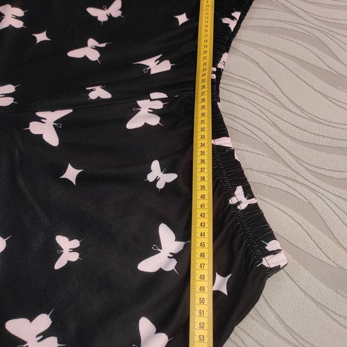 Pajama set short sleeve and shorts 3XL new, black