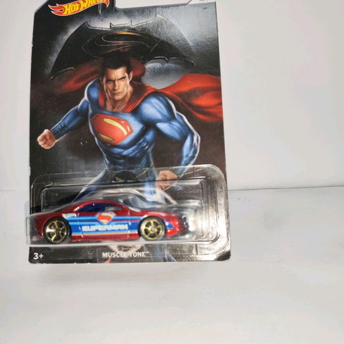 Hot Wheels Diecast DC Superheroes Superman Muscle Tone 1:64 New