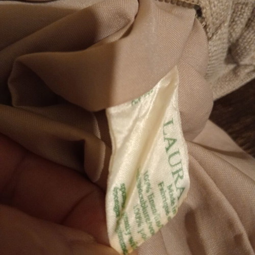 Laura Ashley vintage tote bag 100% linen, new