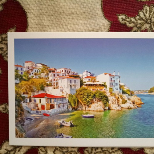 Collectible Thasos-Alice postcard new with gift Skiathos postcard