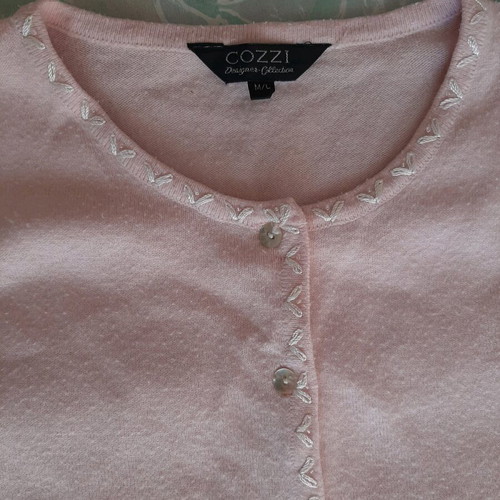 Vintage pink cardigan like new, size M/L