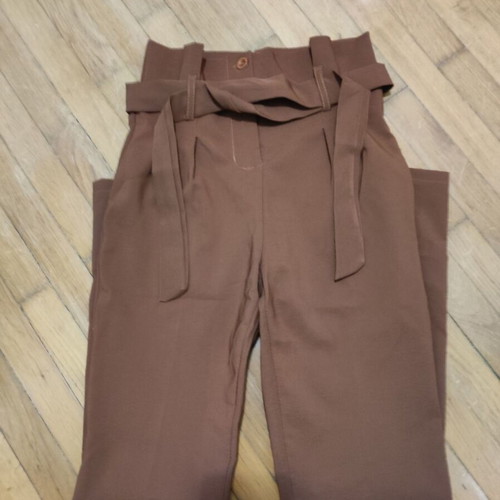 Brown high-waisted pants Small new