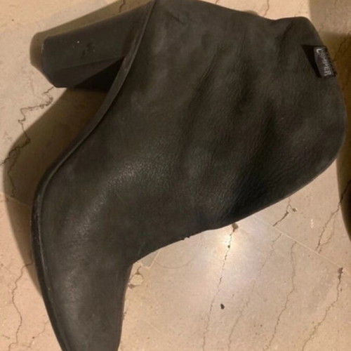 Camper black suede leather ankle boots size 37 used