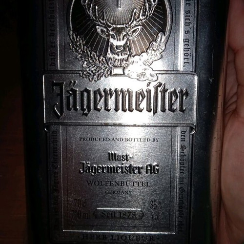 Jagermeister bottle 700ml new with collectible metal packaging