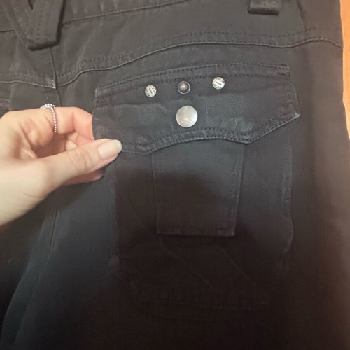 Unisex cargo pants black size Medium-Large like new