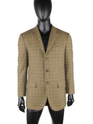 Pal Zileri men's wool blazer with houndstooth pattern size M like new