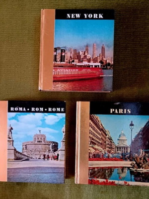 Hallwag Golden Books vintage illustrated photo albums set