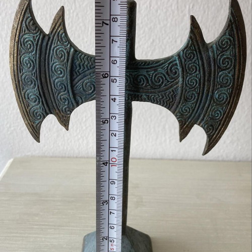 Bronze double axe replica handmade like new