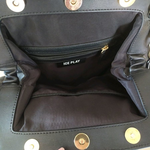 Ice Play women's shoulder bag used with braided strap and chain