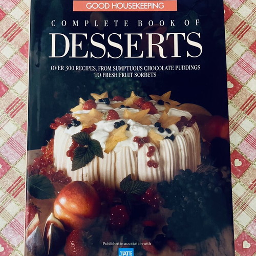 Good Housekeeping Complete Book of Desserts cookbook like new