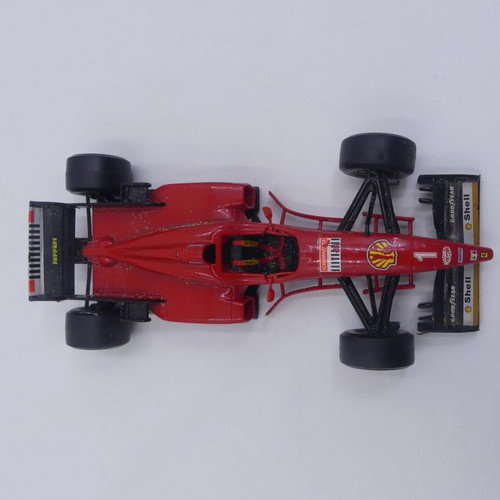 Ferrari F1 F310 Schumacher used 1/24 scale model by Burago 18 cm