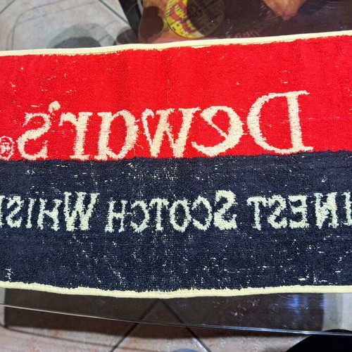Dewar's towel new, size 50x22cm