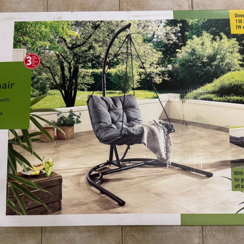Livarno Hanging Garden Chair new with padded cushion