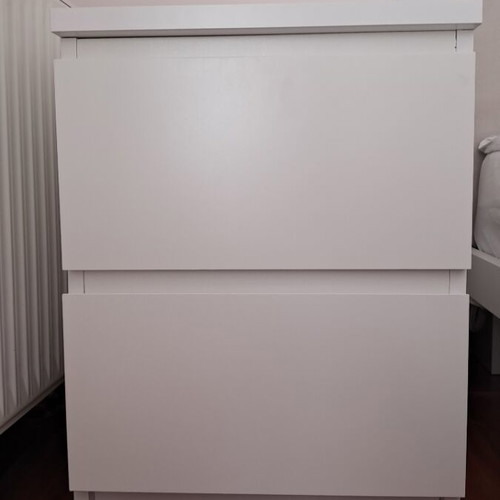 White nightstand