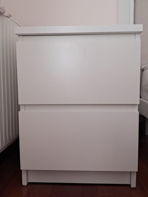 White nightstand