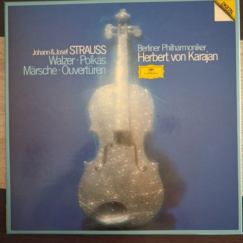 Herbert von Karajan Strauss Vinyl Record Set used, classical