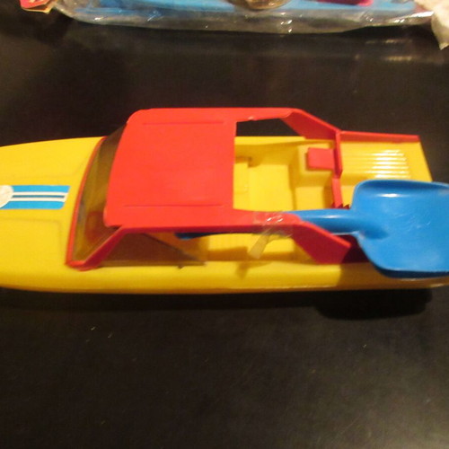 Plastic Greek Children's Sea Toy Boat new 70s-80s