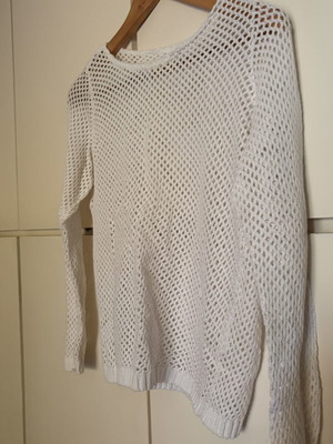 White mesh summer top one size, new