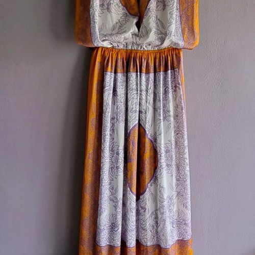 Nidodileda satin dress like new, multicolor, one size