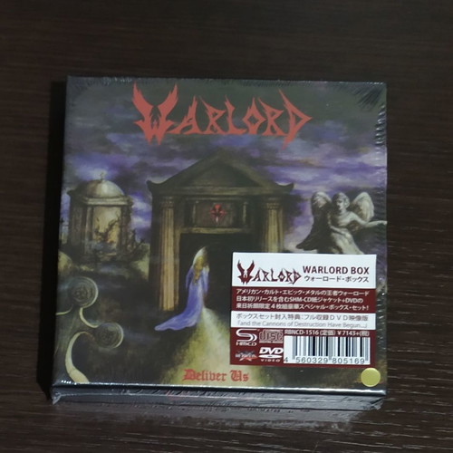 Warlord Warlord Box 3xCD Japan SHM-CD + DVD (Deliver Us, Cannons Destruction, Rising Ashes)