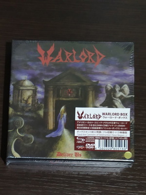 Warlord Warlord Box 3xCD Japan SHM-CD + DVD (Deliver Us, Cannons Destruction, Rising Ashes)