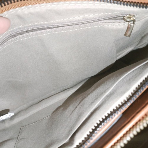 Brown women's shoulder bag like new, two bags in one