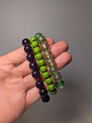 Beaded bracelets like new, pack of 3