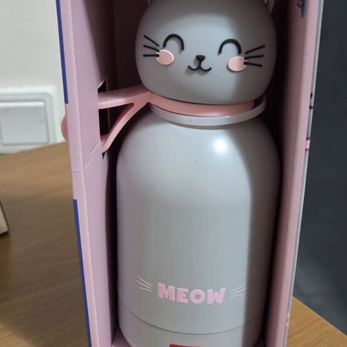 Legami Kids stainless steel bottle, Kitty