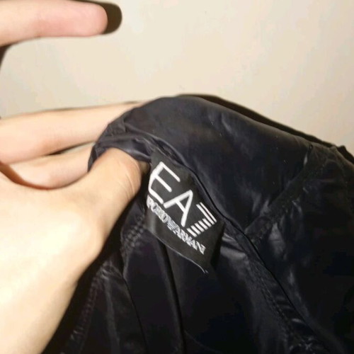 Armani EA7 men's jacket black, large, like new