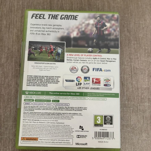 FIFA 15 Xbox 360 game used, English version
