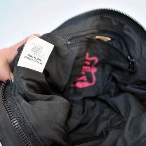 Diesel Vintage Shoulder Bag used, black with pink details Y2K