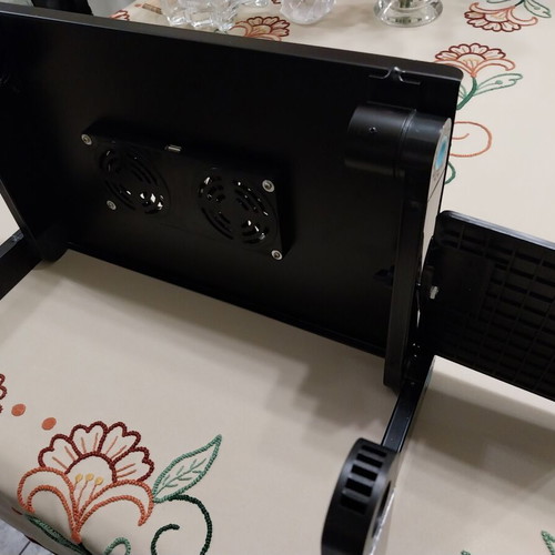 Laptop stand new with cooling and mouse frame