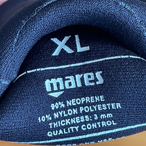 Mares diving gloves 3mm XLarge like new