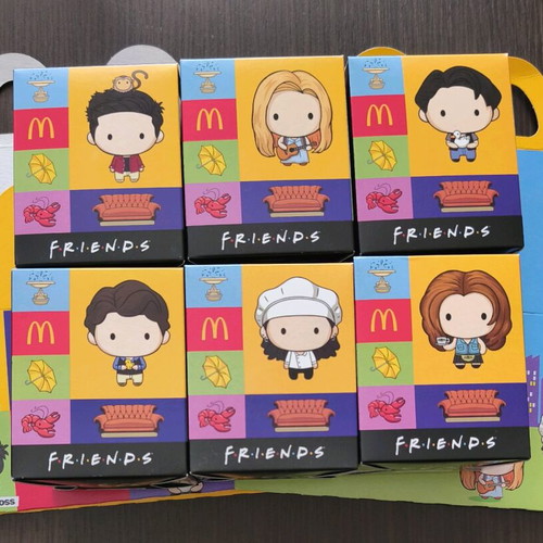 Friends McDonald's full set of collectible figures new, sealed