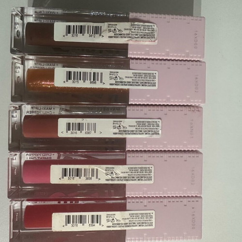 MaybellineLifter Plump Lip Plumping Gloss new, set of 5