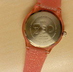 Children's battery watch like new, red