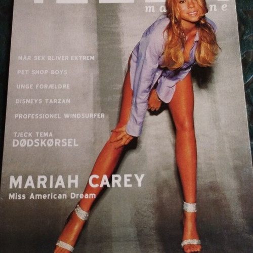 Mariah Carey Miss American Dream promo card used, November 1999