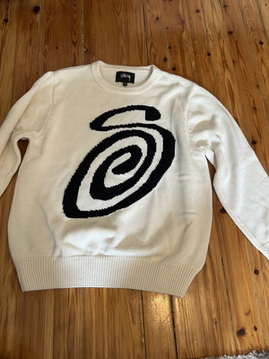Stüssy knitted sweater beige medium like new