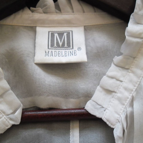 Madeleine silk shirt like new, 3-piece set, size L