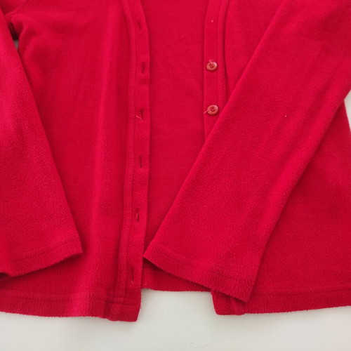 Batik cardigan used, women's red size M