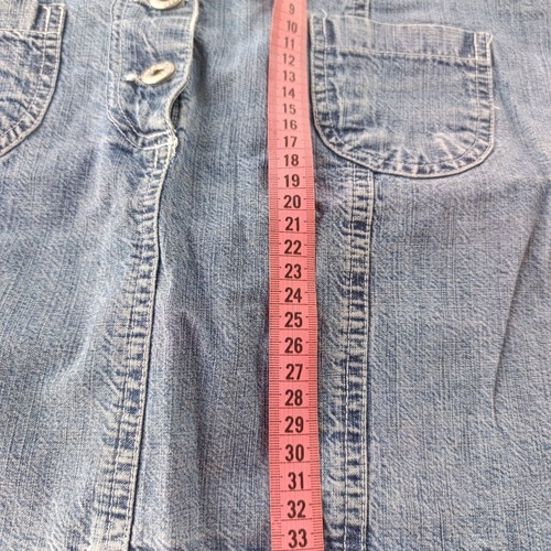 Mini denim skirt medium size like new, 90s Y2K style, blue cotton