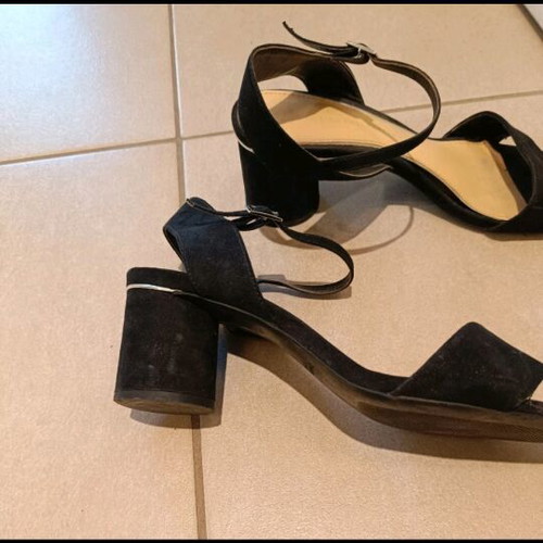 Zara sandals used, black, size 39