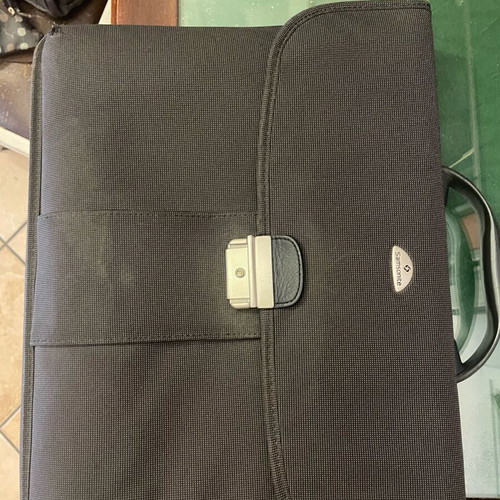 Samsonite office bag like new, gray fabric
