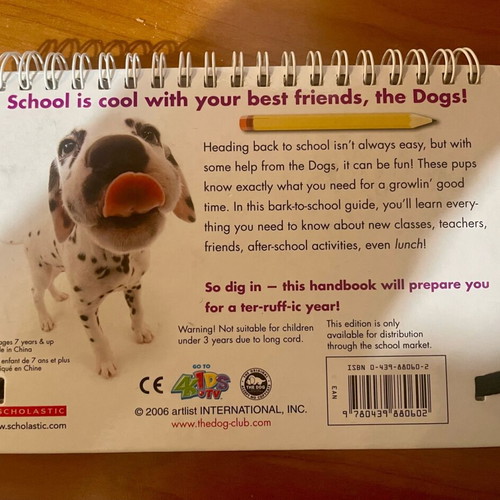Bark to School Handbook children's book new, English